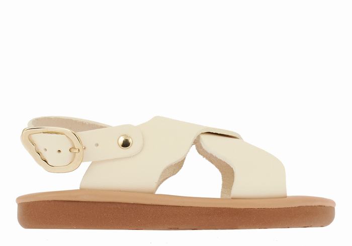 Sandali Casual Ancient Greek Sandals Little Atokos Soft Bambino Bianche | SSO5543PM