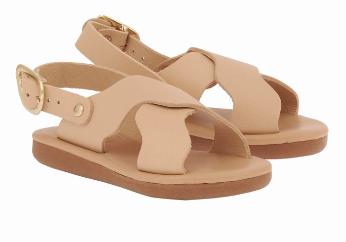 Sandali Casual Ancient Greek Sandals Little Atokos Soft Bambino Beige | NFM9757LS