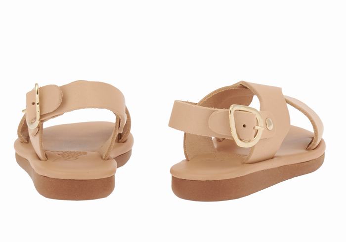 Sandali Casual Ancient Greek Sandals Little Atokos Soft Bambino Beige | NFM9757LS