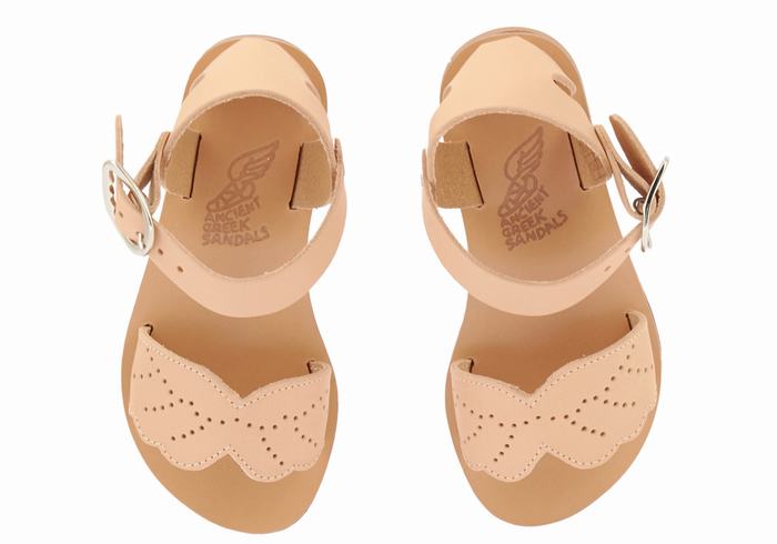 Sandali Casual Ancient Greek Sandals Little Andromeda Soft Bambino Beige | FFC3766RH