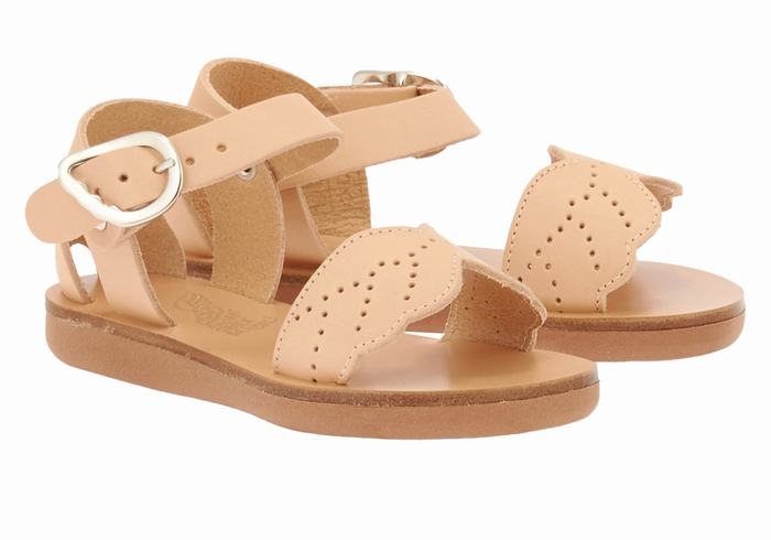 Sandali Casual Ancient Greek Sandals Little Andromeda Soft Bambino Beige | FFC3766RH