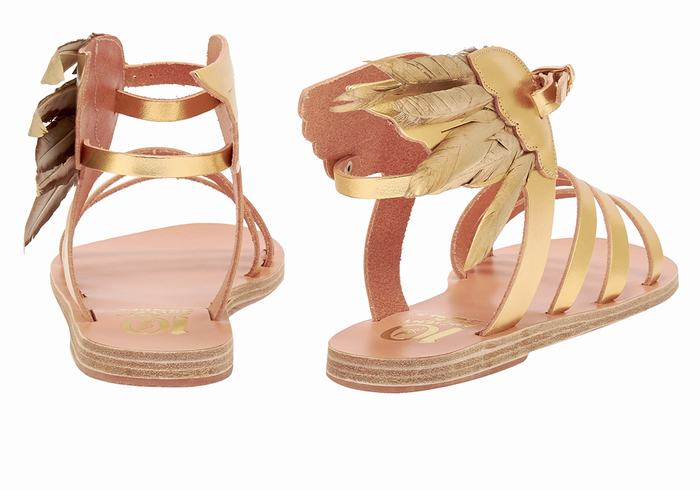 Sandali Con Cinturino Ancient Greek Sandals Victory Of Samothrace Donna Oro | TVV9919XK