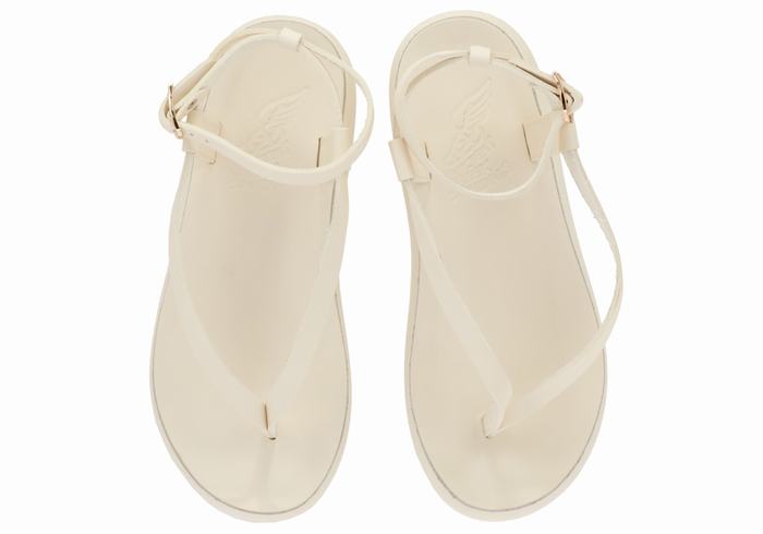 Sandali Con Cinturino Ancient Greek Sandals Salomi Comfort Donna Bianche | HHR6545BI