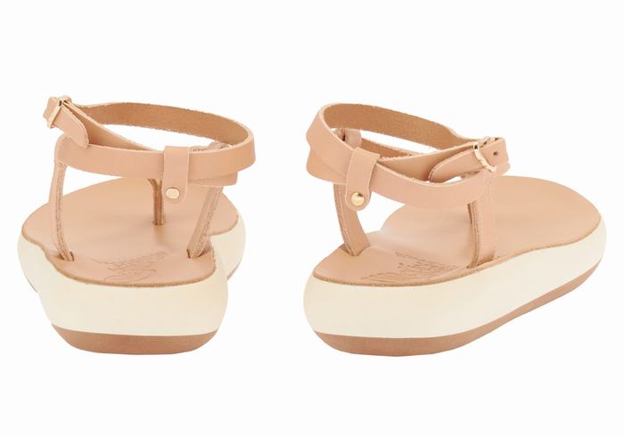 Sandali Con Cinturino Ancient Greek Sandals Salomi Comfort Donna Beige | JYJ7625IL