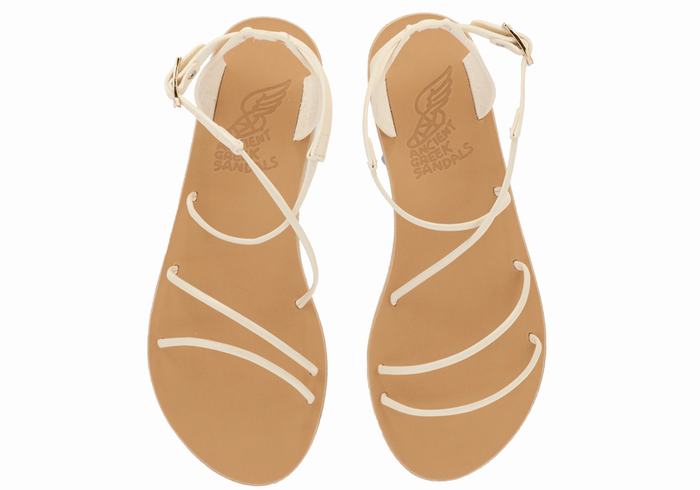 Sandali Con Cinturino Ancient Greek Sandals Meloivia Donna Bianche | VPN8715MC