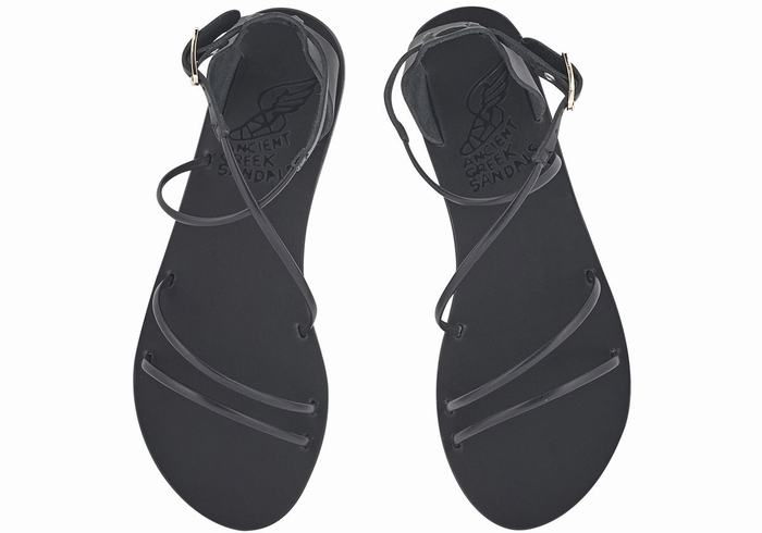 Sandali Con Cinturino Ancient Greek Sandals Meloivia Donna Nere | YNO6577GD