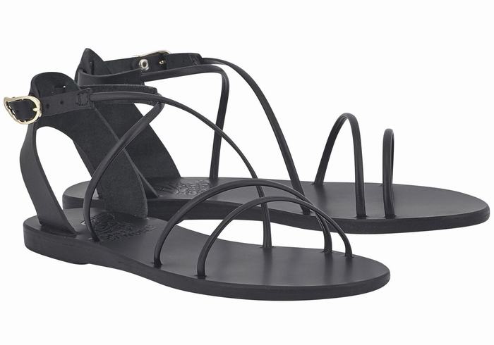 Sandali Con Cinturino Ancient Greek Sandals Meloivia Donna Nere | YNO6577GD