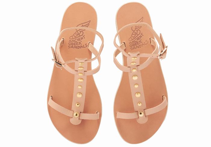 Sandali Con Cinturino Ancient Greek Sandals Meliti Bee Donna Beige | CFT8558CN