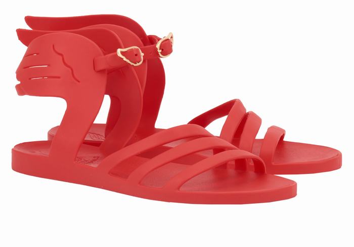 Sandali Con Cinturino Ancient Greek Sandals Ikaria Donna Rosse | BRX7277GN