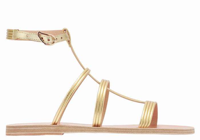 Sandali Con Cinturino Ancient Greek Sandals Frigia Donna Oro | LZV5986AK