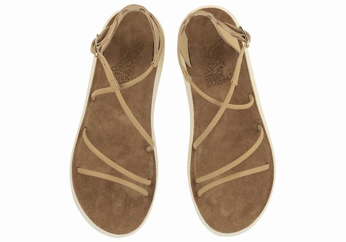 Sandali Con Cinturino Ancient Greek Sandals Anastasia Comfort Donna Beige | FPF230VG