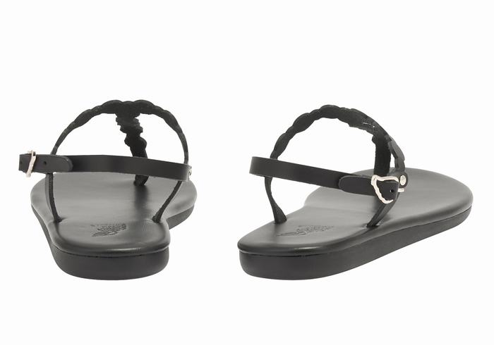 Sandali Con Cinturino Sul Retro Ancient Greek Sandals Velos Flip Flop Donna Nere | AXP8465UW