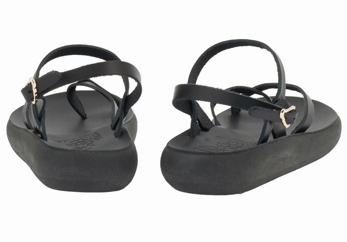 Sandali Con Cinturino Sul Retro Ancient Greek Sandals Tereza Comfort Donna Nere | CJU1362EQ