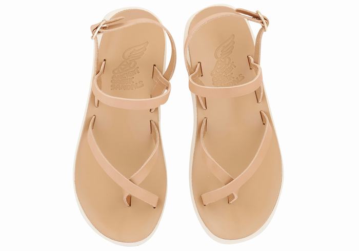 Sandali Con Cinturino Sul Retro Ancient Greek Sandals Tereza Comfort Donna Beige | ZJG9678KZ