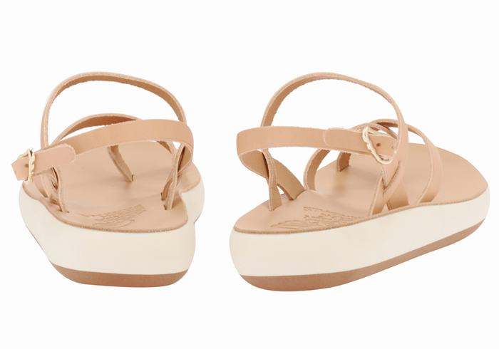 Sandali Con Cinturino Sul Retro Ancient Greek Sandals Tereza Comfort Donna Beige | ZJG9678KZ