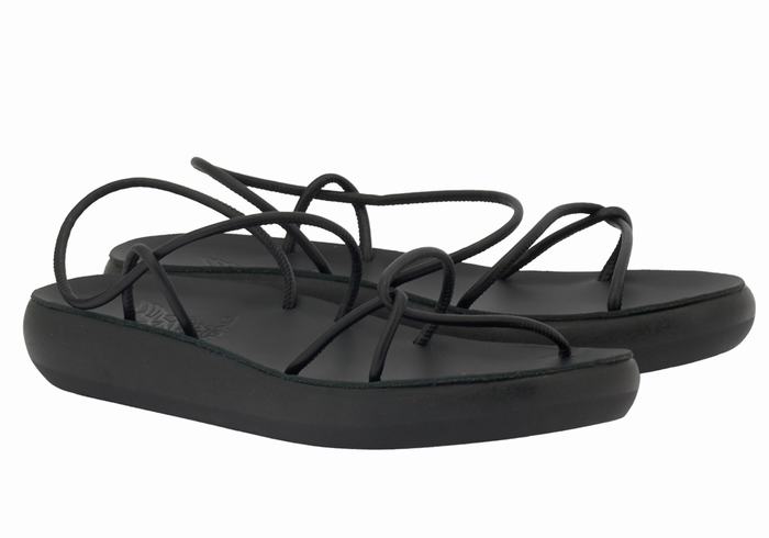 Sandali Con Cinturino Sul Retro Ancient Greek Sandals Taxidi Comfort Donna Nere | REB4441GI