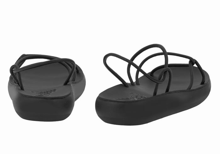 Sandali Con Cinturino Sul Retro Ancient Greek Sandals Taxidi Comfort Donna Nere | REB4441GI