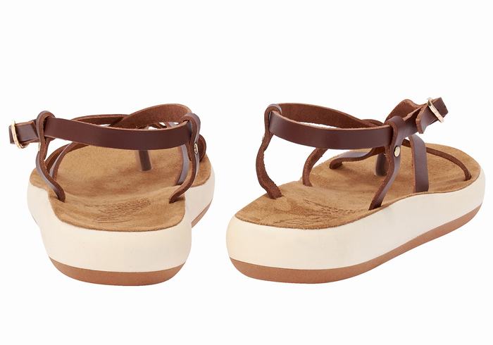 Sandali Con Cinturino Sul Retro Ancient Greek Sandals Semele Comfort Donna Caffè | CLK3095GR