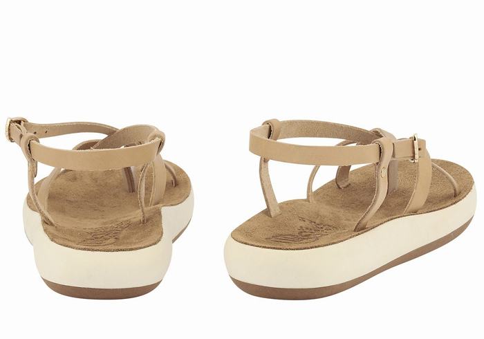 Sandali Con Cinturino Sul Retro Ancient Greek Sandals Semele Comfort Donna Beige | DUY3483HR