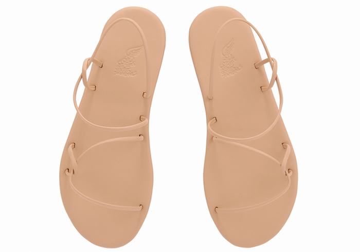 Sandali Con Cinturino Sul Retro Ancient Greek Sandals Proorismos Donna Beige | AHV3173PS