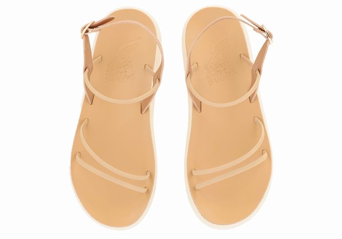 Sandali Con Cinturino Sul Retro Ancient Greek Sandals Polis Donna Beige | XTY1527AK