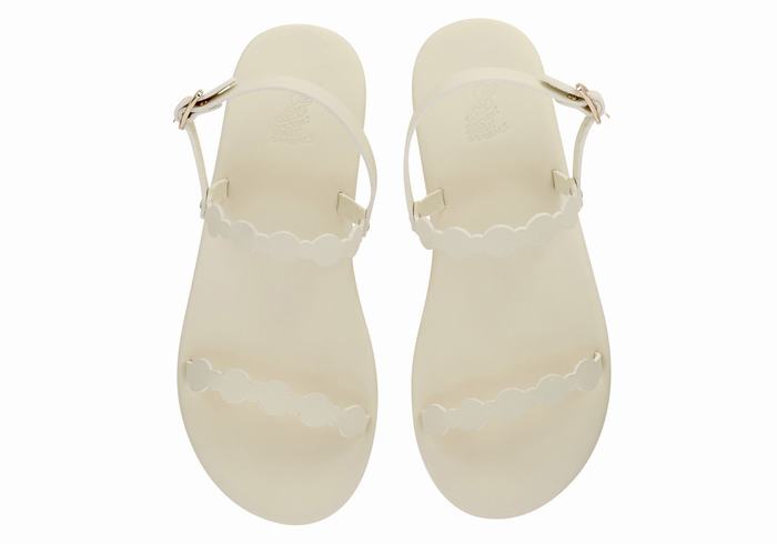 Sandali Con Cinturino Sul Retro Ancient Greek Sandals Orion Donna Bianche | FMG5796ZU