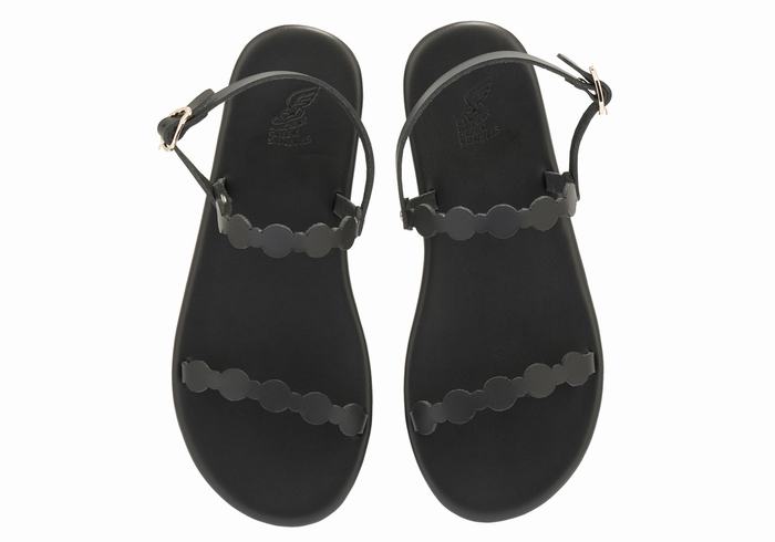 Sandali Con Cinturino Sul Retro Ancient Greek Sandals Orion Donna Nere | BAI1780VO