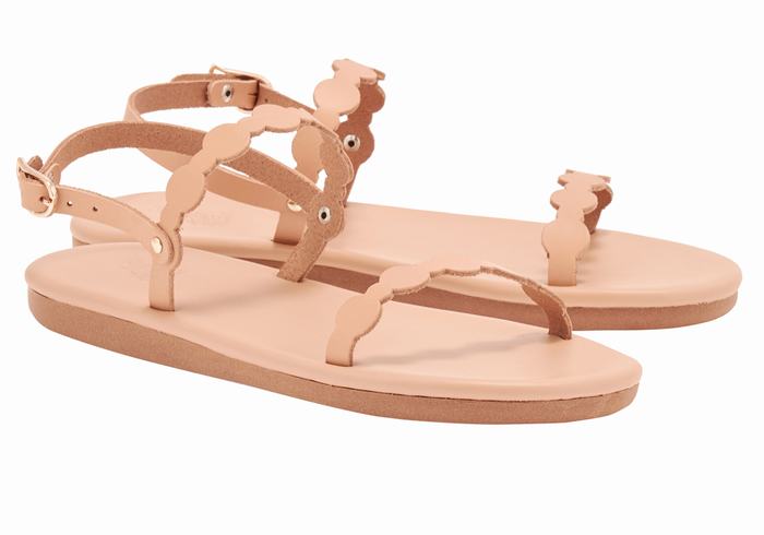 Sandali Con Cinturino Sul Retro Ancient Greek Sandals Orion Donna Beige | VYE3894YB