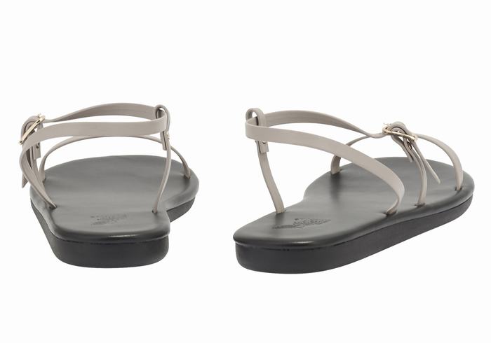 Sandali Con Cinturino Sul Retro Ancient Greek Sandals Niove Donna Grigie Marroni | SEW5272GI