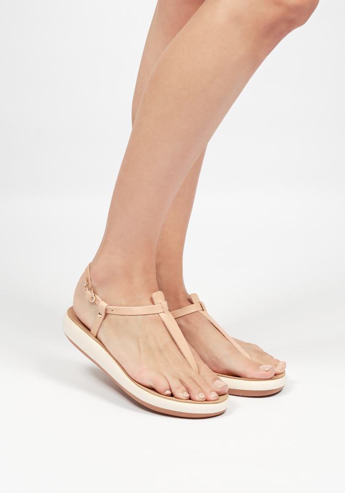 Sandali Con Cinturino Sul Retro Ancient Greek Sandals Lito Comfort Donna Beige | FPF7465SJ