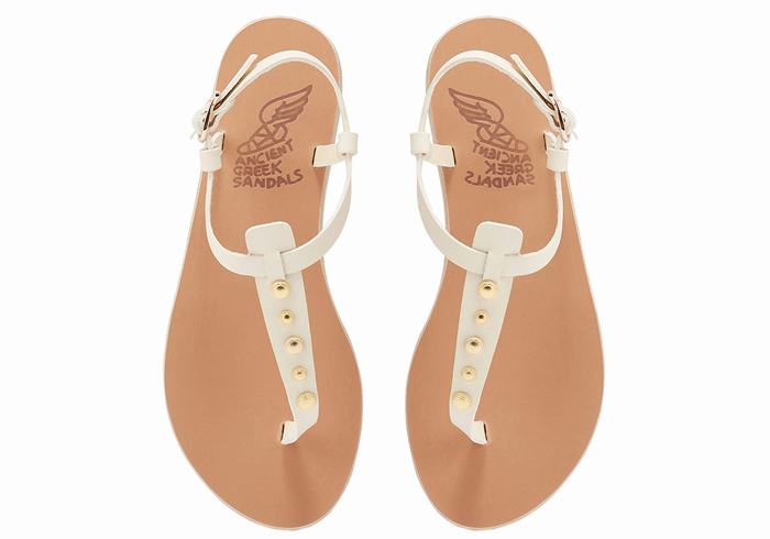 Sandali Con Cinturino Sul Retro Ancient Greek Sandals Lito Bee Donna Bianche | HSG6424KF