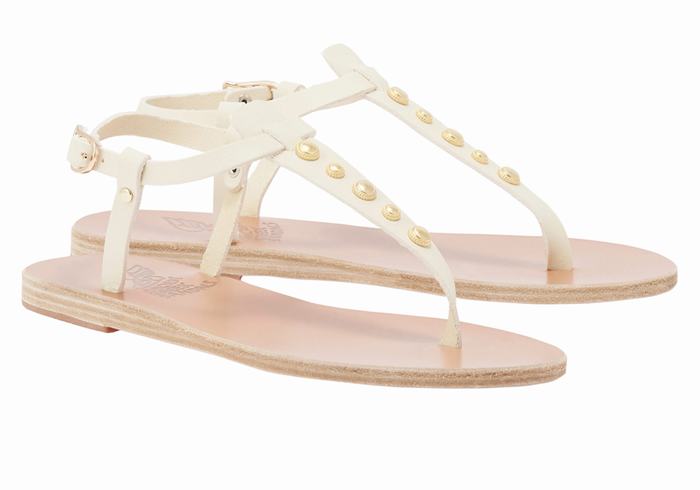 Sandali Con Cinturino Sul Retro Ancient Greek Sandals Lito Bee Donna Bianche | HSG6424KF