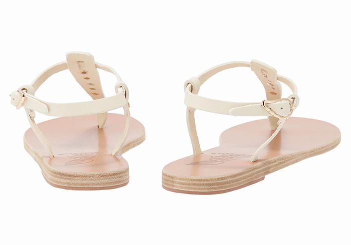 Sandali Con Cinturino Sul Retro Ancient Greek Sandals Lito Bee Donna Bianche | HSG6424KF