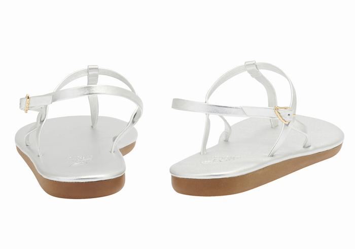 Sandali Con Cinturino Sul Retro Ancient Greek Sandals Lito Flip Flop Donna Argento | PIJ1034JQ