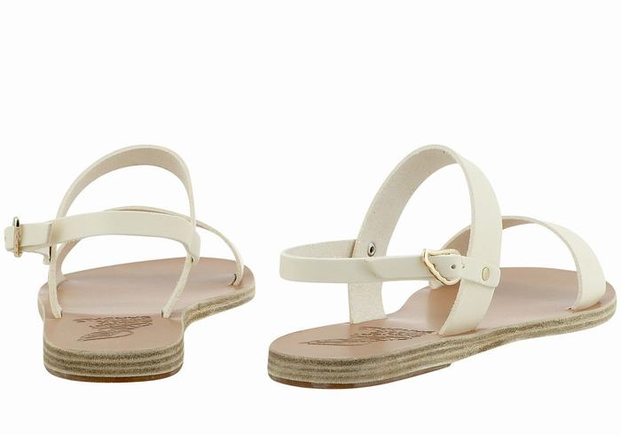 Sandali Con Cinturino Sul Retro Ancient Greek Sandals Clio Donna Bianche | VHF1079ZP