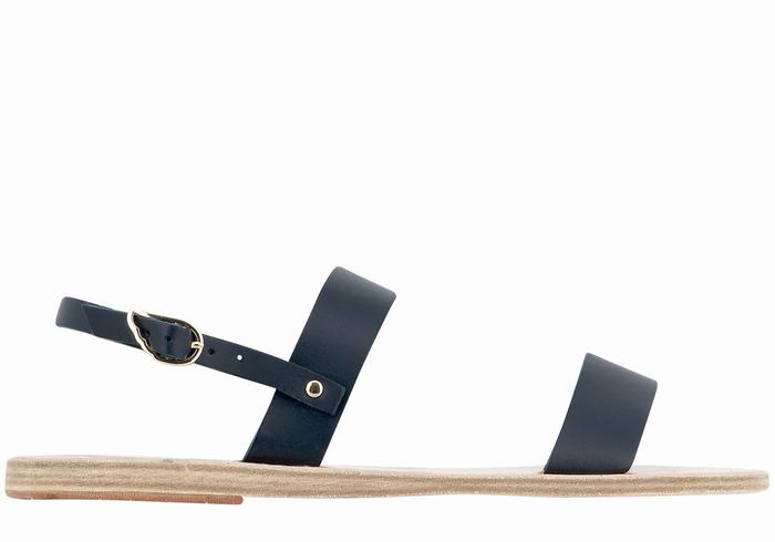 Sandali Con Cinturino Sul Retro Ancient Greek Sandals Clio Donna Blu Scuro | IBR1820HN