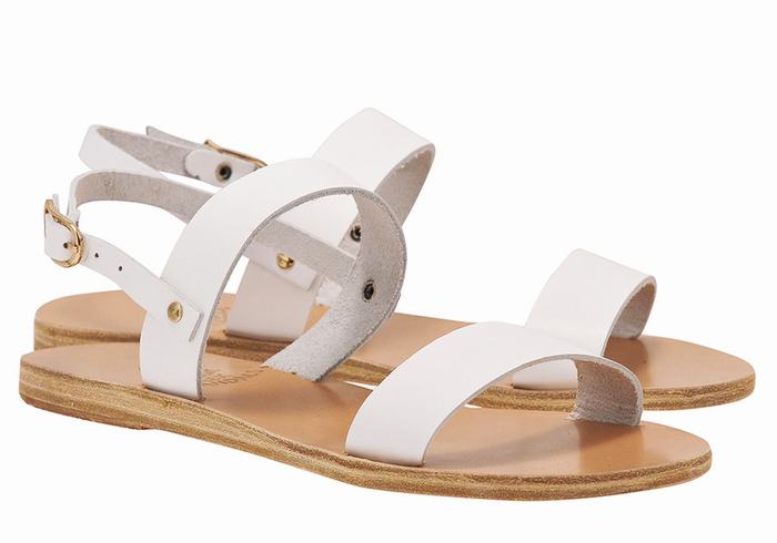 Sandali Con Cinturino Sul Retro Ancient Greek Sandals Clio Donna Bianche | BHS9760RR