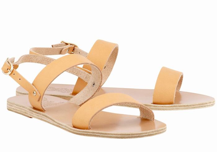 Sandali Con Cinturino Sul Retro Ancient Greek Sandals Clio Donna Beige | LXG5545CL