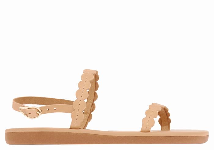 Sandali Con Cinturino Sul Retro Ancient Greek Sandals Aroula Donna Beige | GPW6653AO