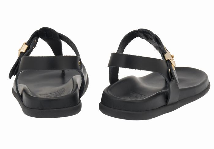 Sandali Con Cinturino Sul Retro Ancient Greek Sandals Alki Flip Flop Donna Nere | AXY8948UR