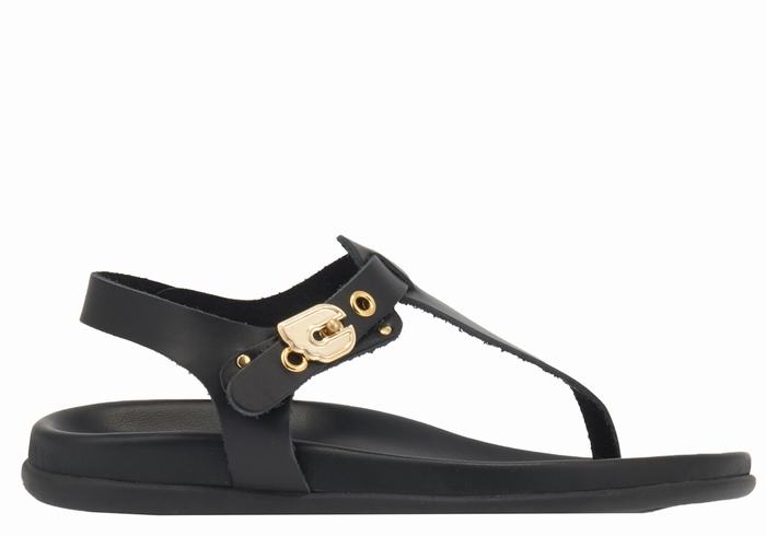 Sandali Con Cinturino Sul Retro Ancient Greek Sandals Alki Flip Flop Donna Nere | AXY8948UR