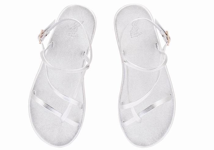 Sandali Con Cinturino Sul Retro Ancient Greek Sandals Alethea Donna Argento | VRZ3768TN