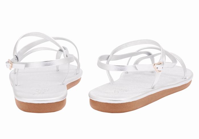 Sandali Con Cinturino Sul Retro Ancient Greek Sandals Alethea Donna Argento | VRZ3768TN