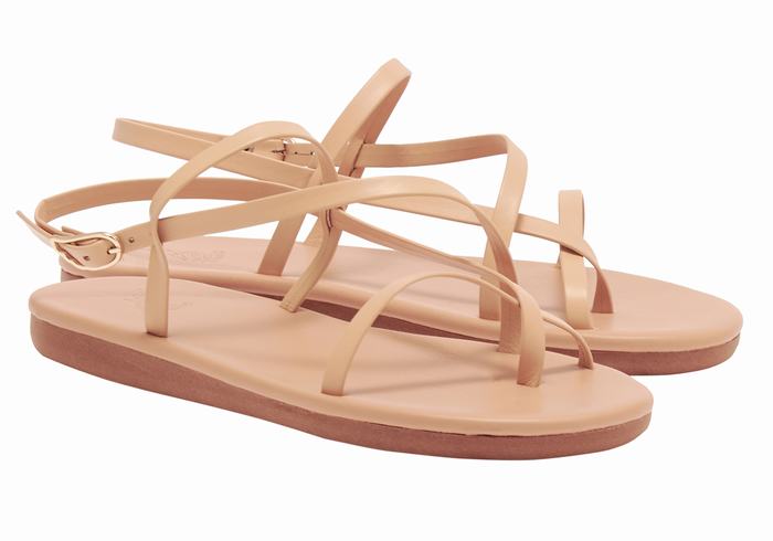 Sandali Con Cinturino Sul Retro Ancient Greek Sandals Alethea Donna Beige | RFY1787NX