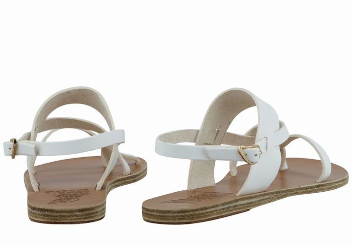 Sandali Con Cinturino Sul Retro Ancient Greek Sandals Alethea Leather Donna Bianche | OXT6972QP