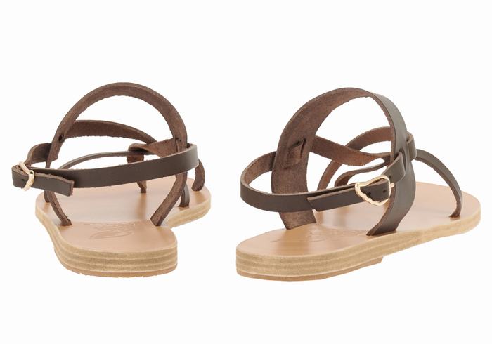 Sandali Con Cinturino Sul Retro Ancient Greek Sandals Alethea Donna Cioccolato | ODG879KB