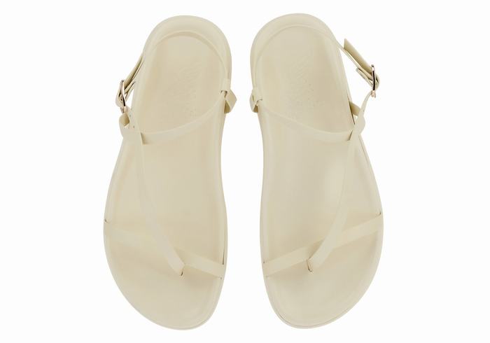 Sandali Con Cinturino Sul Retro Ancient Greek Sandals Aimilia Donna Bianche | UGZ5728MC