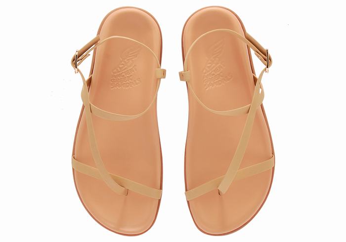 Sandali Con Cinturino Sul Retro Ancient Greek Sandals Aimilia Donna Beige | BFW8468OJ