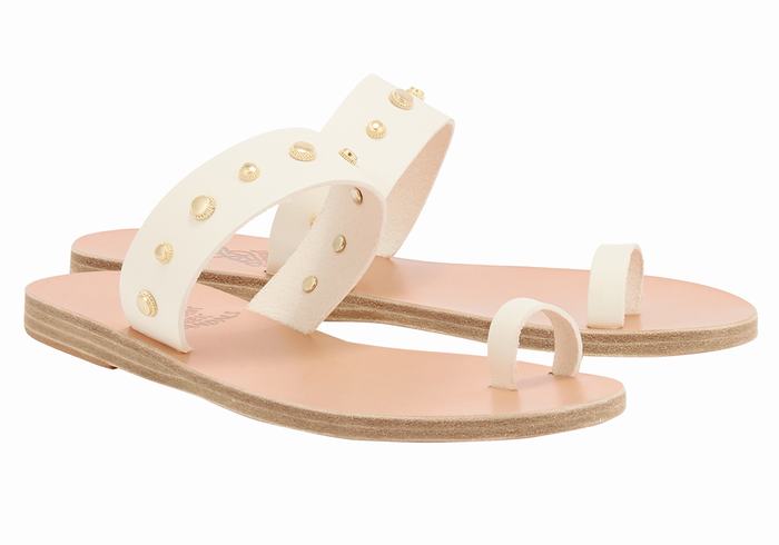 Sandali Con Puntale Ancient Greek Sandals Thalia Bee Donna Bianche | WPE5149JH