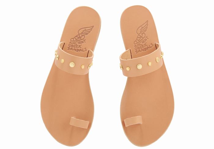 Sandali Con Puntale Ancient Greek Sandals Thalia Bee Donna Beige | AUA5130ZS